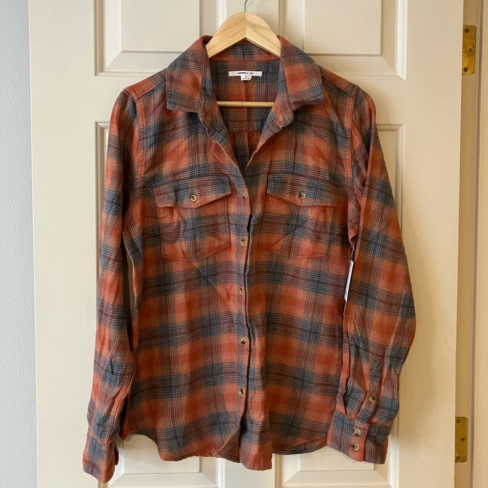 O'Neill Plaid Shirt | Relaxed Fit | Surf Snowboard Skate | Size S
